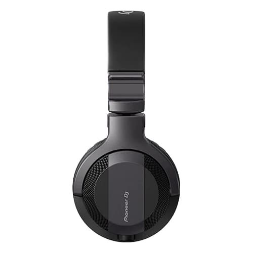Pioneer DJ HDJ-CUE1 DJ-Kopfhörer in Schwarz von der Seite